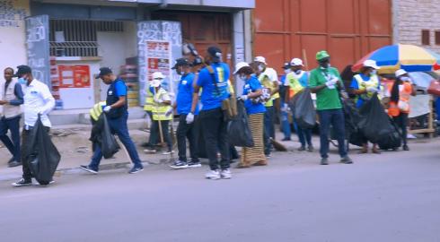 Environnement : UNESCO ET SES PARTENAIRES ONT CELEBRE LA JOURNEE DU NETTOYAGE DANS LES RUES DE KASA-VUBU